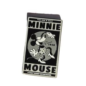 Minnie Mouse Metal Enamel Pin! NEW ON CARD! Loungefly Disney 100 Anniversary